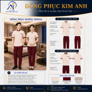 Đồng Phục Kim Anh nhận may đồng phục nhà hàng khách sạn giá rẻ HCM cho nhà hàng, khách sạn, resort, café, villa và hệ thống dịch vụ. Hỗ trợ may đo theo yêu cầu, thiết kế maquette, nhận may số lượng ít, tư vấn mẫu cho quản lý, phục vụ, buồng phòng, bảo trì, an ninh và báo giá rõ ràng tại TP.HCM.