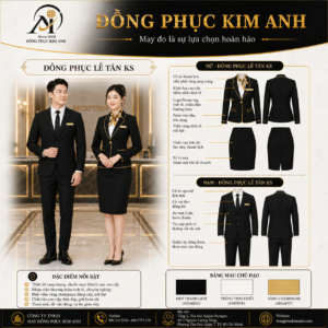 Đồng Phục Kim Anh nhận may đồng phục vest giá rẻ HCM cho doanh nghiệp, văn phòng, sales, bất động sản, showroom, spa, khách sạn và bộ phận quản lý. Hỗ trợ may đo chuẩn form nam nữ, nhận may số lượng ít, thiết kế maquette, tư vấn chất liệu, may mẫu theo yêu cầu và báo giá rõ ràng tại TP.HCM.
