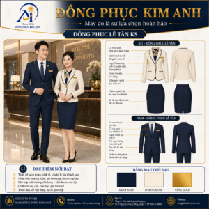 Đồng Phục Kim Anh nhận may đồng phục vest giá rẻ HCM cho doanh nghiệp, văn phòng, sales, bất động sản, showroom, spa, khách sạn và bộ phận quản lý. Hỗ trợ may đo chuẩn form nam nữ, nhận may số lượng ít, thiết kế maquette, tư vấn chất liệu, may mẫu theo yêu cầu và báo giá rõ ràng tại TP.HCM.
