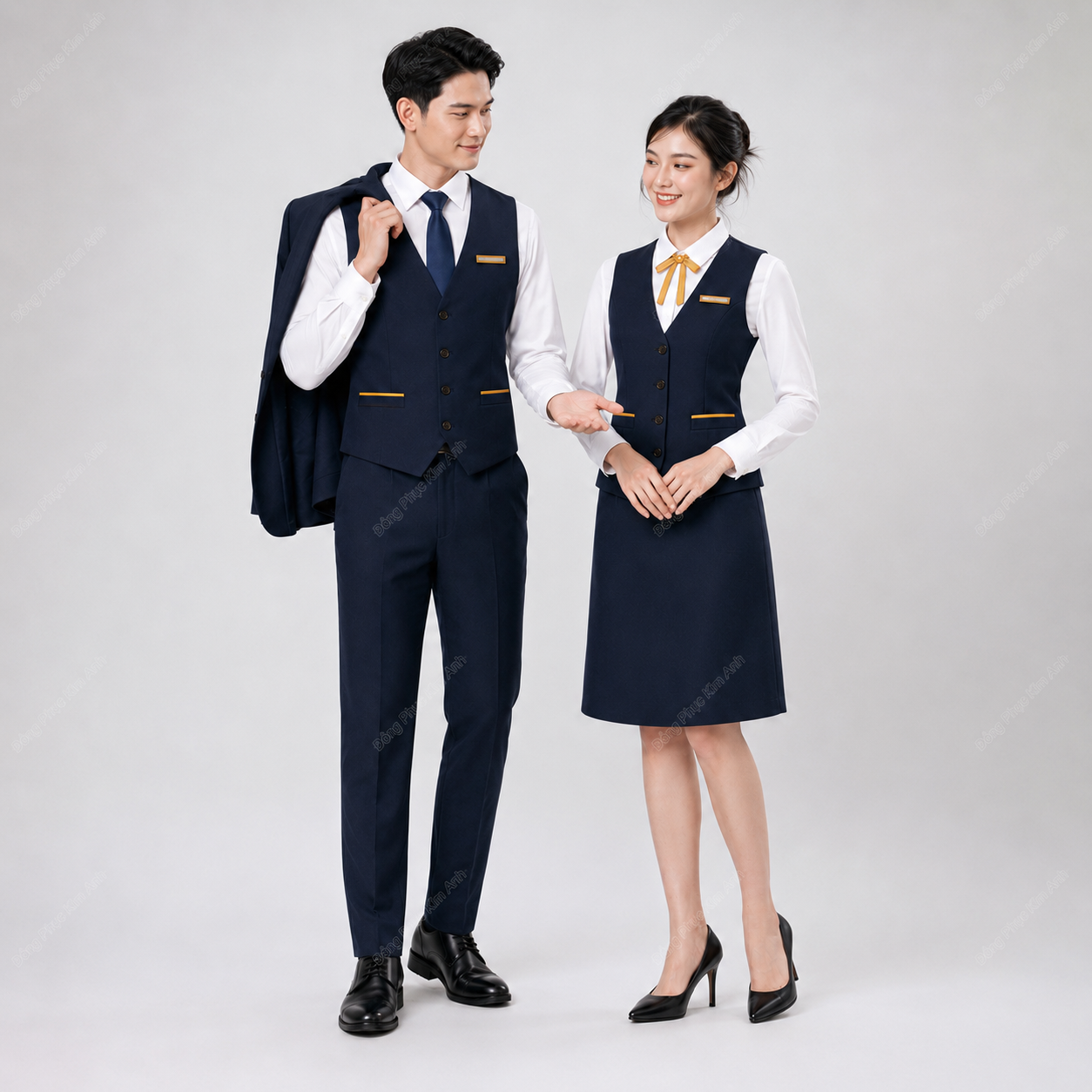 Đồng Phục Kim Anh nhận may đồng phục vest giá rẻ HCM cho doanh nghiệp, văn phòng, sales, bất động sản, showroom, spa, khách sạn và bộ phận quản lý. Hỗ trợ may đo chuẩn form nam nữ, nhận may số lượng ít, thiết kế maquette, tư vấn chất liệu, may mẫu theo yêu cầu và báo giá rõ ràng tại TP.HCM.