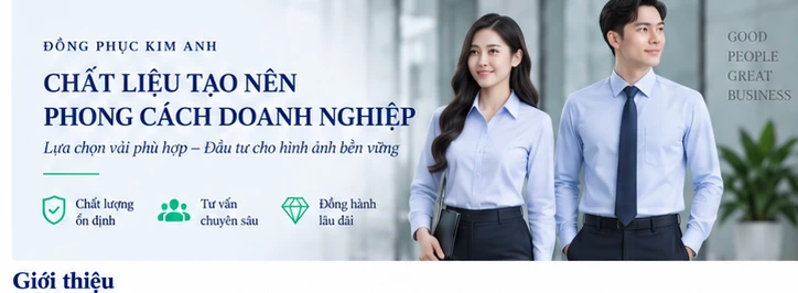Vải Kate may sơ mi công sở cho doanh nghiệp