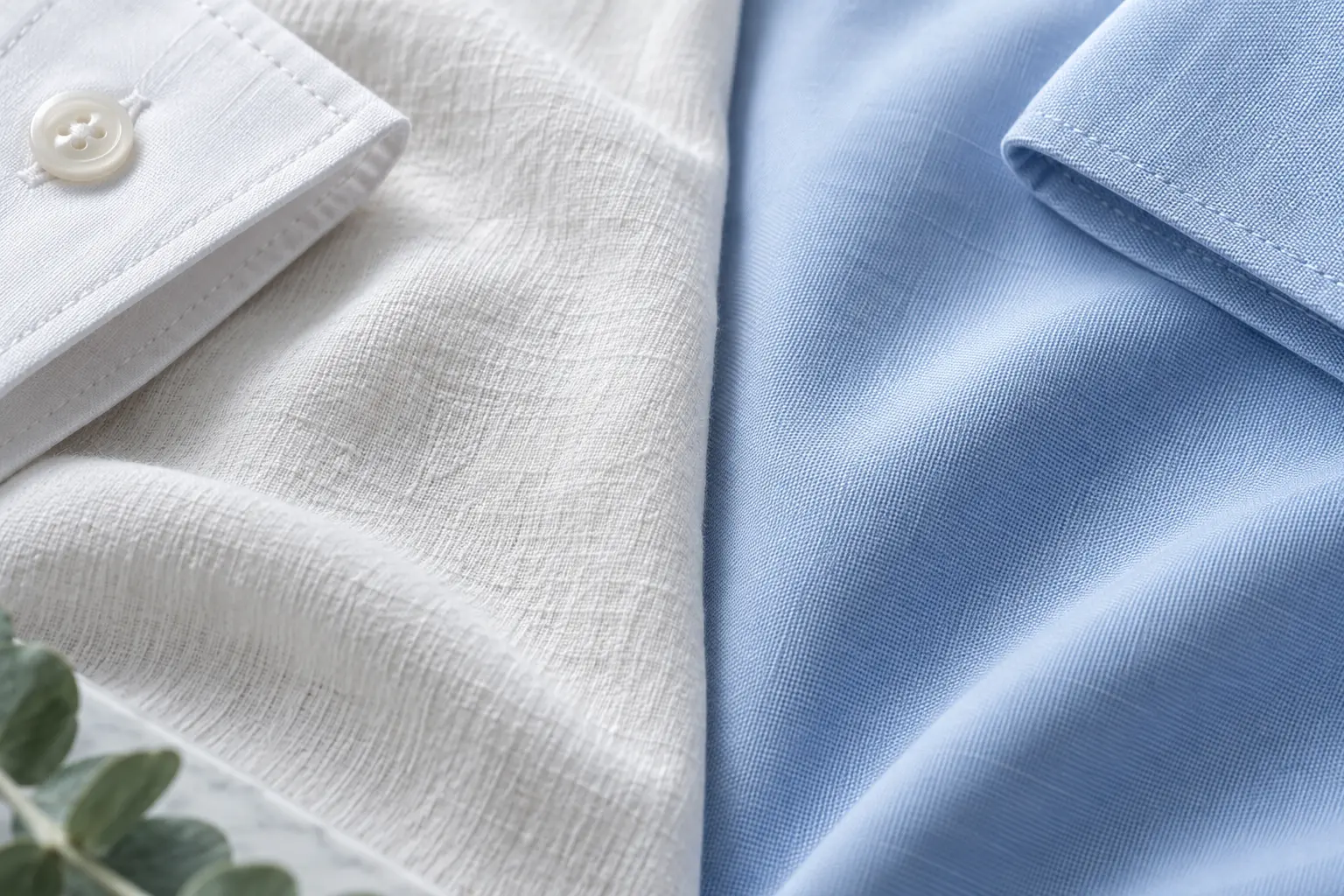 So sánh bề mặt Cotton và Cotton blend trên mẫu vải thật
