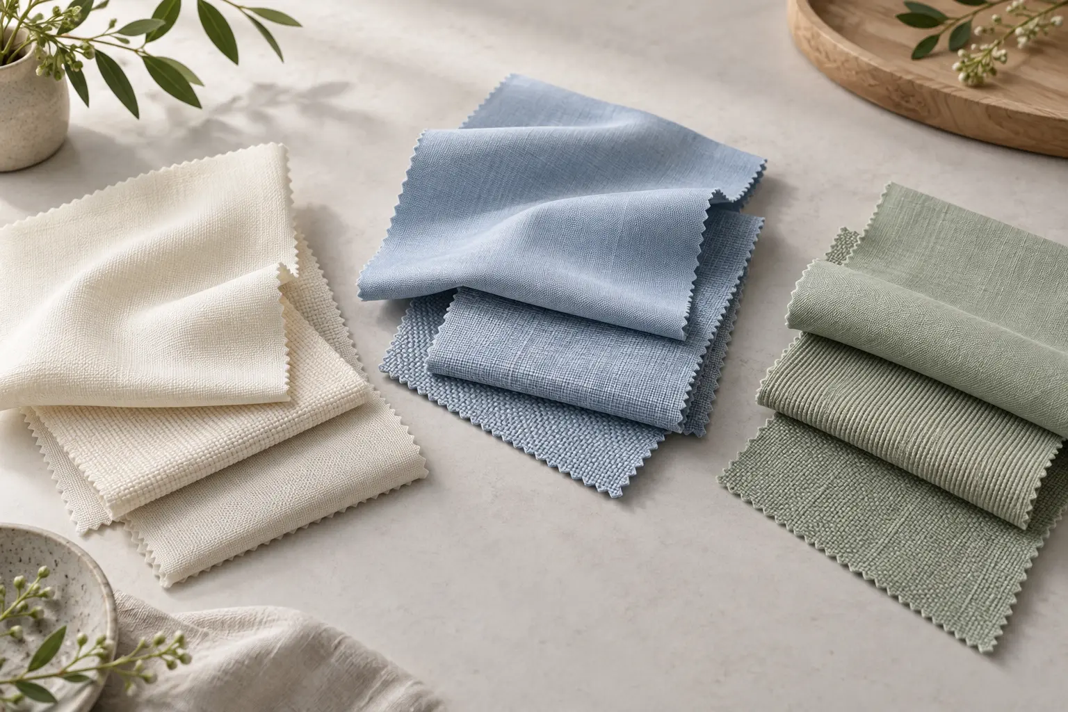 Các mẫu vải để phân biệt Modal Lyocell và TENCEL