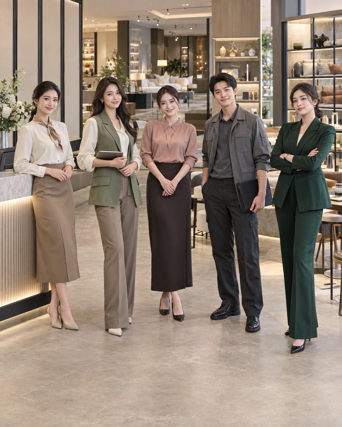 Sơ mi đồng phục showroom cho đội ngũ tư vấn